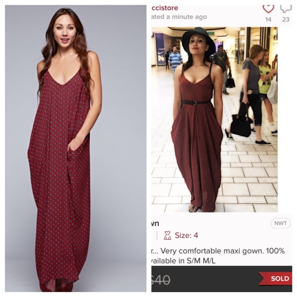 Cocoon maxi dress