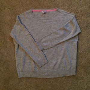 100% Cashmere Gray Sweater