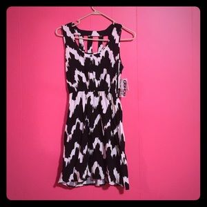 Black and white dress