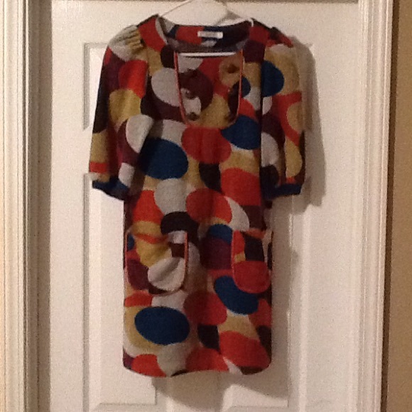 Hazel Patterned Swing 1/2 Sleeve Dress