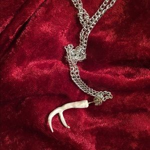 Handmade Antler Pendant Necklace