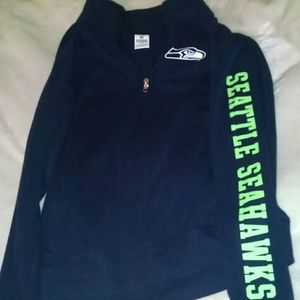 Seattle Seahawks half zip sweatshirt
