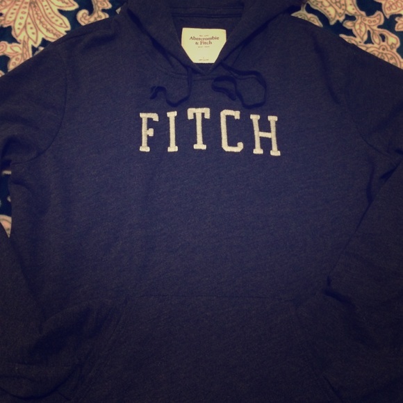 Abercrombie & Fitch Navy Blue Hoodie