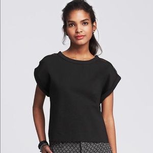 Banana Republic Mesh Back Sleeveless