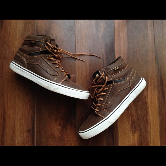 Vans Leather Sneakers - Men's