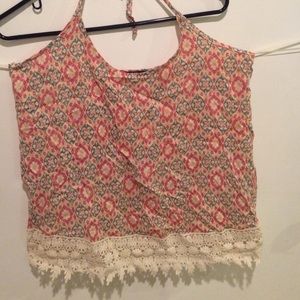 Printed Halter top