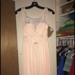 Pink prom dress
