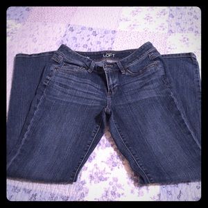 Loft modern straight jeans