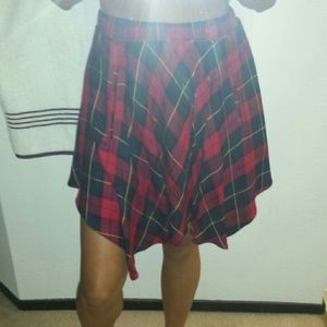 ZARA Plaid skirt
