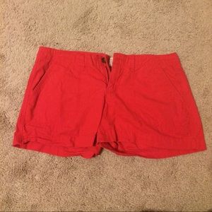 Old Navy Red/Pink Chino Shorts