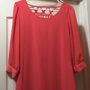 Coral dress size medium