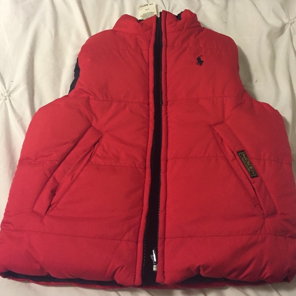 4T Navy blue and red reversible Ralph Lauren Polo - Picture 2 of 2