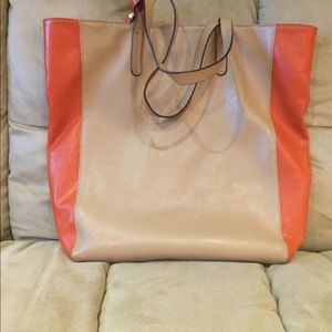 Sole society tote leather