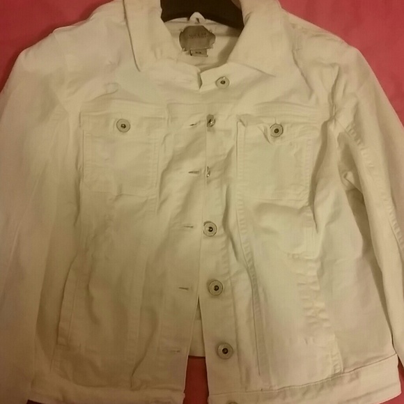 White Guess Jeans Jacket
