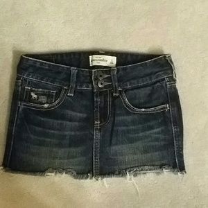 Abercrombie jean skirt Girls sz 8