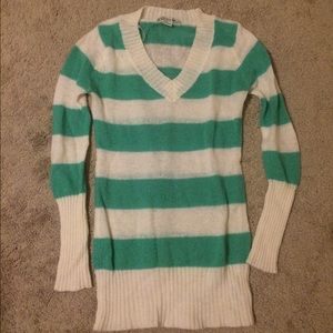 Forever 21 Striped Tunic Sweater