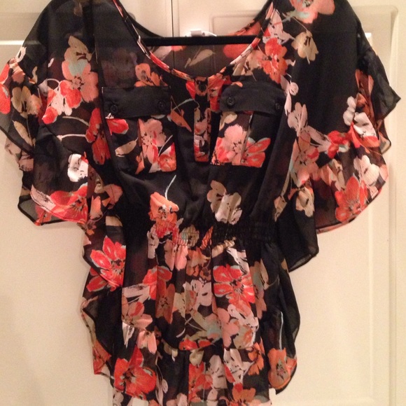 Candies Floral blouse