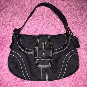 Black coach purse