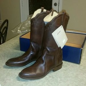 Handmade Leather Boots Luccchese NWT Size9