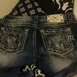 Miss me jeans wore once!!!!