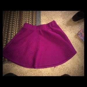 Medium, purple skater skirt