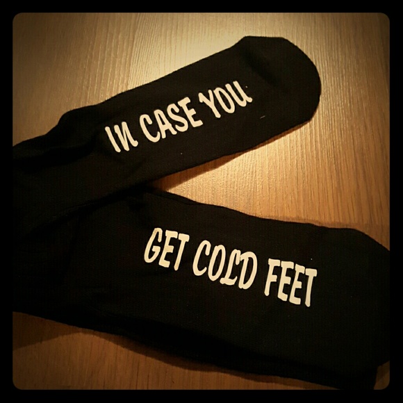 Adorable wedding dress socks