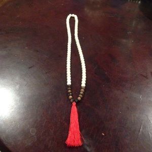 Handmade tassel necklace