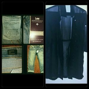 BoyFriend Jeans and Sheer Shirt