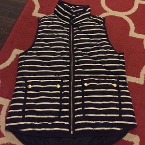 J. Crew Jackets & Coats - Jcrew striped vest J. Crew Jackets & Coats - Jcrew striped vest