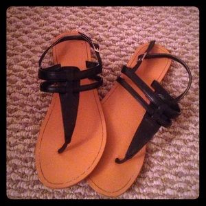 Black sandals