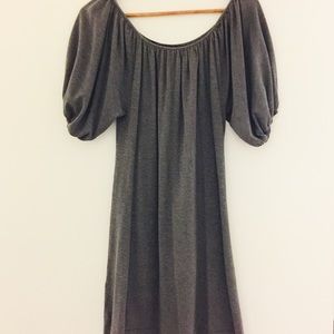 Grey Princess Sleeve BCBG Fall Dress