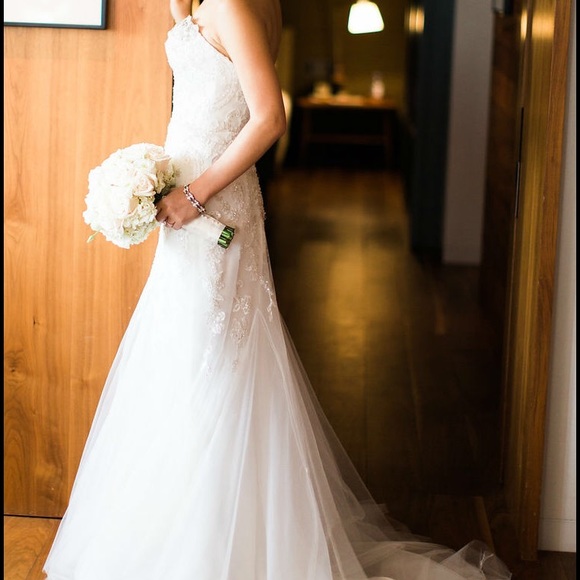 Blue by Enzoani Hudson Wedding Dress Gown - Picture 2 of 4