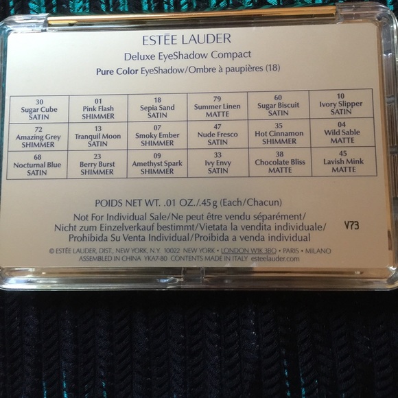 Estee latter 18 piece eyeshadow $$$$ sold$$$ - Picture 3 of 3