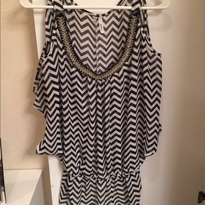 Chevron pint blouse