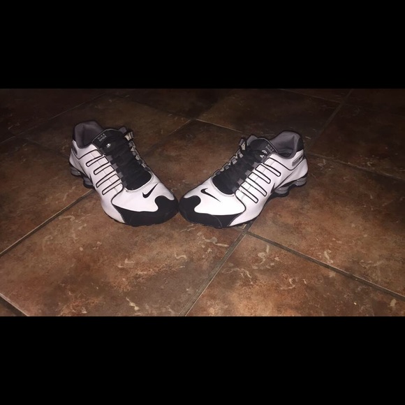 Nike Shoes - White nike shox great condition size 10
