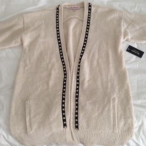 Juicy Couture Cream Cardigan with embellishments