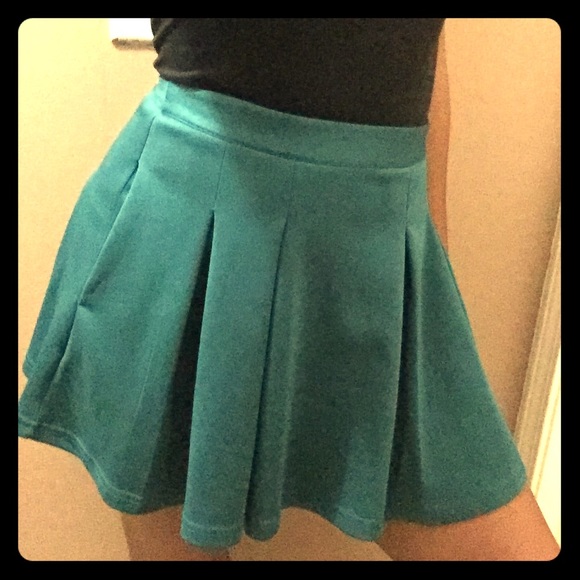 Pleated Mini Skirt