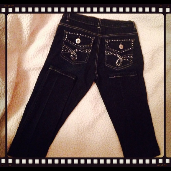 👖Yom Yom Denim Co. straight leg dark denim jeans