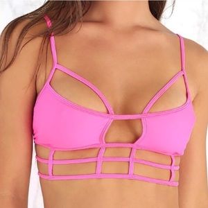Pink Caged Bralette & Bottoms