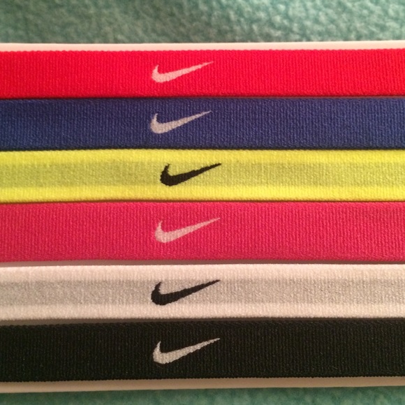 6 Nike swoosh sport headbands