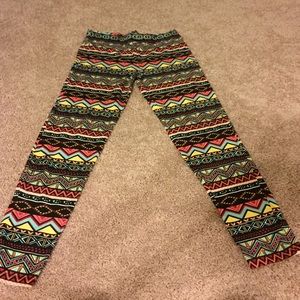 Tribal print tights :: Size L