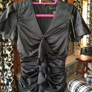 Nicole miller silk blouse