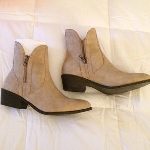 JustFab Melody Ankle Boots