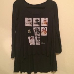 Long Sleeve High Low Top