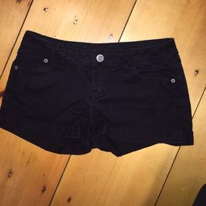 Black shorts