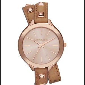 New Michael Kors Wrap Around Studded Watch