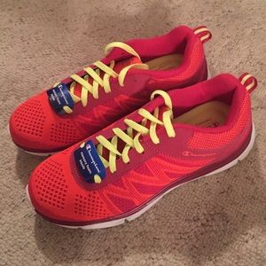 BRAND NEW! Champion workout shoes orange & maroon