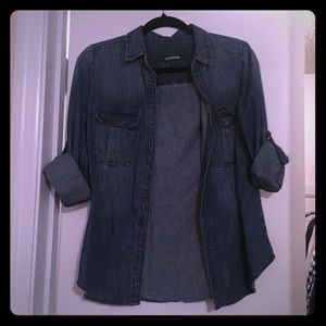 Dark denim shirt