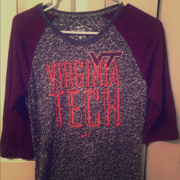 Virginia tech 3/4 sleeve tee