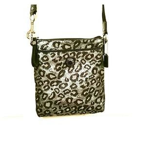 Coach cheetah crossbody bag